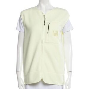 NWT Rains Fleece Vest in Straw; size XS; unisex fit